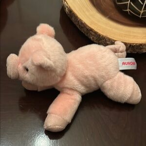 Aurora Pink‎ Plush Pig Toy Stuffed Animal 8in